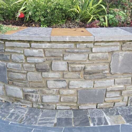 Blue Pennant Random Natural Stone Cladding Slips