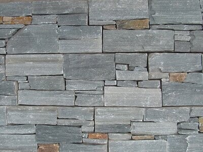 Stone Panel System - Green Slate Real Stone Cladding Panels (Full Crate)