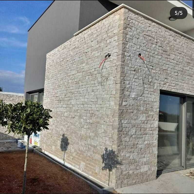 Merkurije White Real Stone Cladding Slips