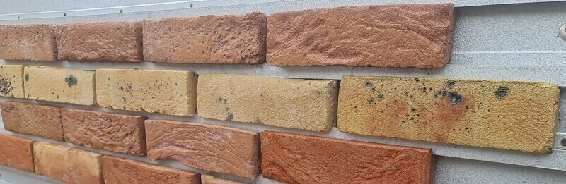 Metal Brick Slip Tracking System - 0.63 x 1.2 (coated galvalume)