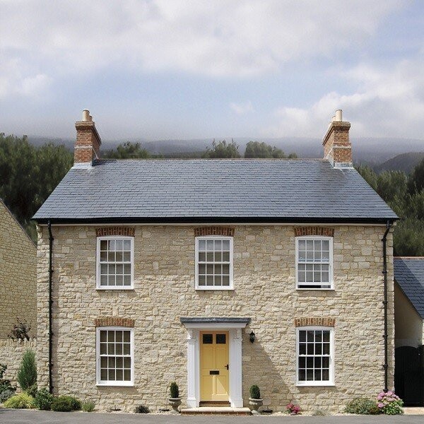 Purbeck White Buff Limestone Building Stone (100-125mm)