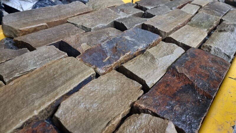 York Stone Cropped Stone Real Stone Cladding Slips