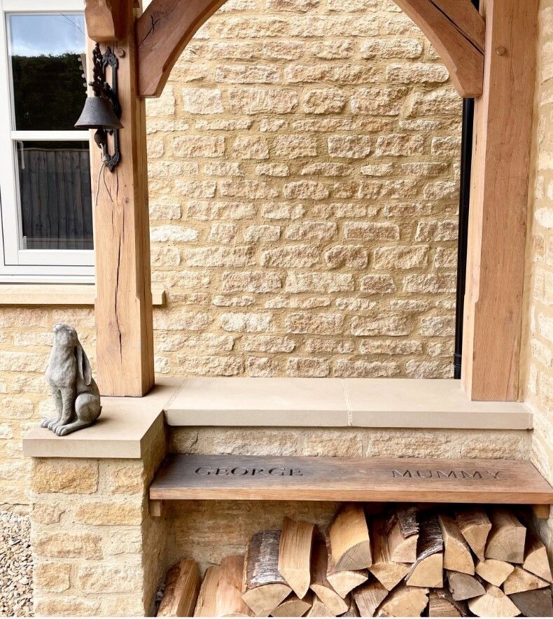 Grange Hill Cream Real Cotswold Building Stone Cladding Samples