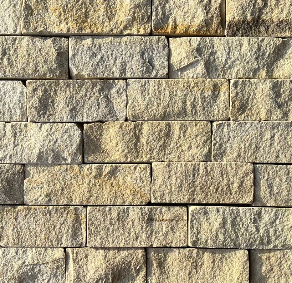 Heritage Sandstone Coursed Real Stone Cladding - Slips