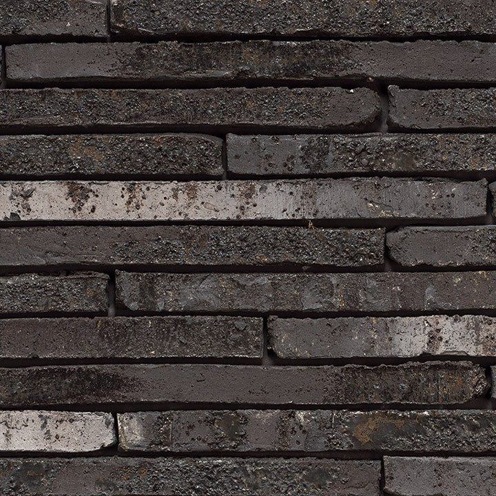 Long Clay 495 Carbon Handmade Roman Brick Slip Samples