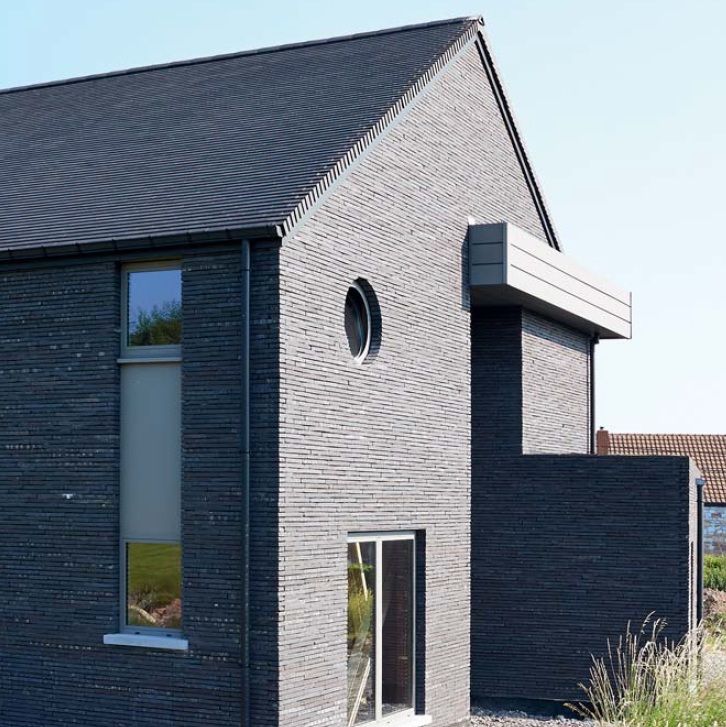 Long Clay 495 Black Handmade Roman Brick Slip Samples