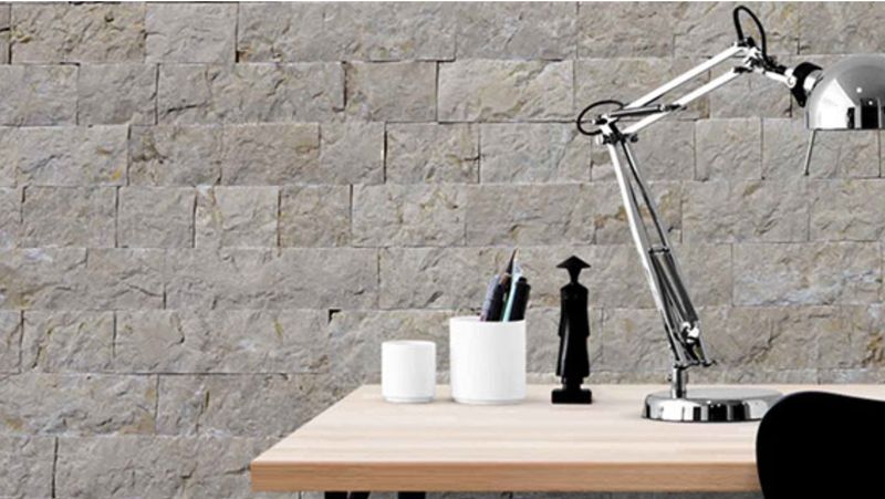 Beige Cristalino - Split Face Stone Slips (23m2 Full Crate)