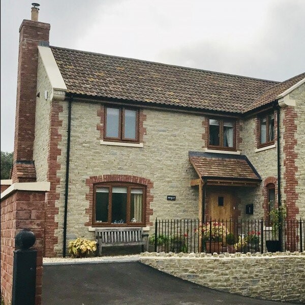 Grey Lias Natural Limestone Cladding Slips