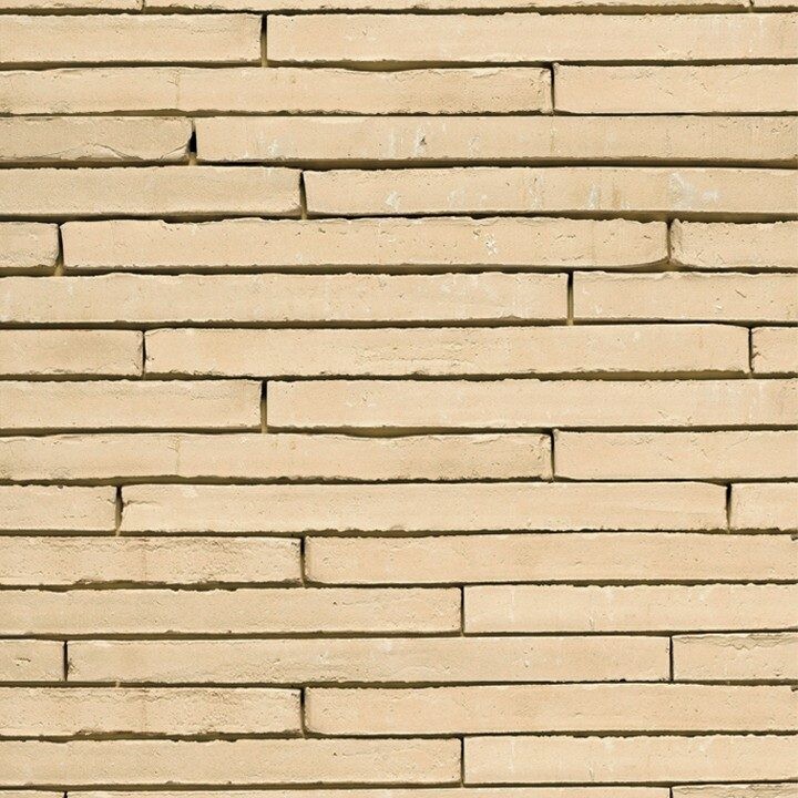 Long Clay 510 Yellow Handmade Roman Brick Slip Samples