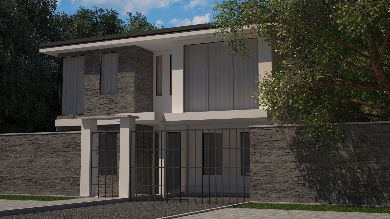 MADERA NO.2 GREY - Cast Stone Cladding (1 box / 0.49 sqm) MADERA NO.2 GREY - Cast Stone Cladding (1 box / 0.49 sqm)