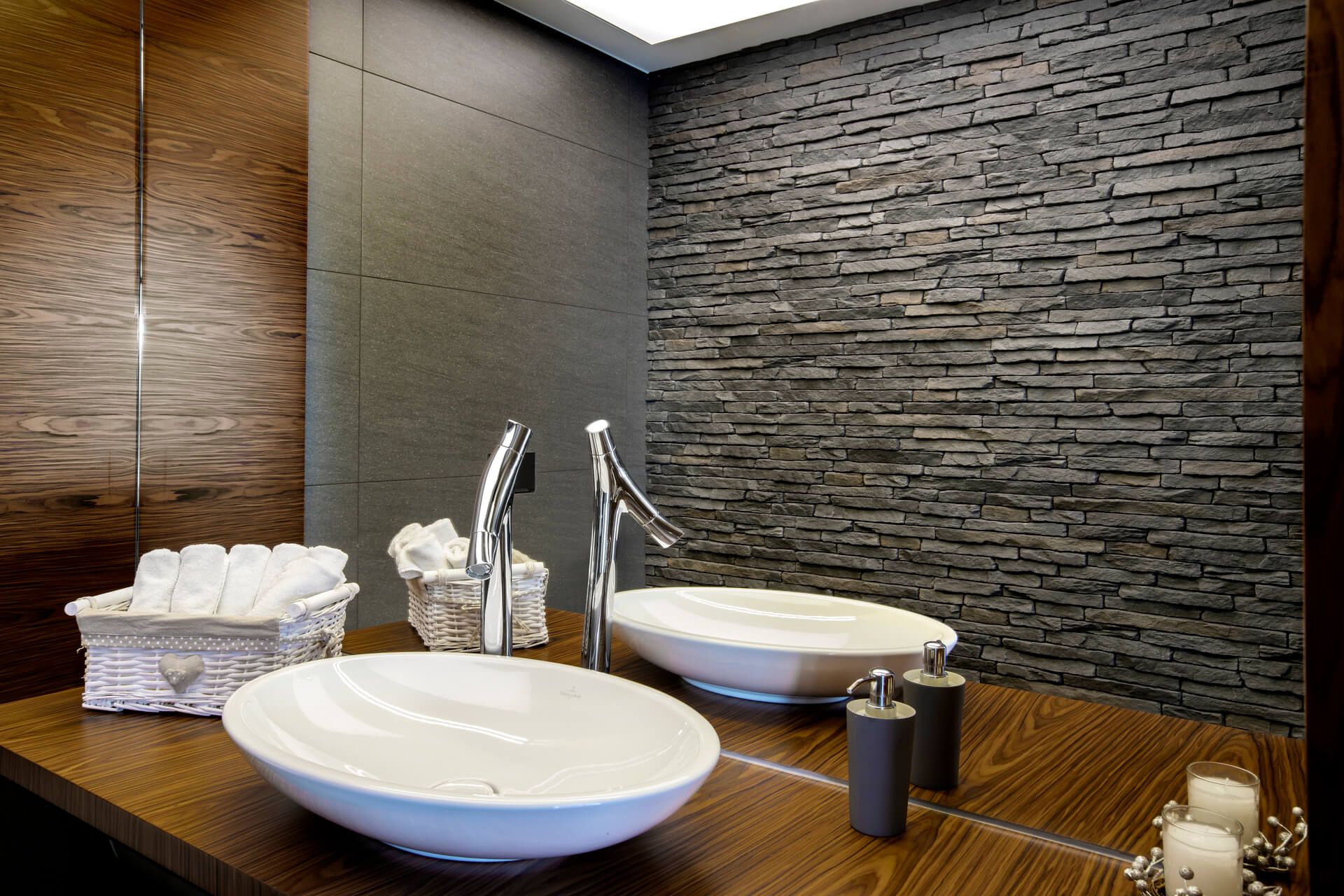 SIERRA NO.3 GRAPHITE - Cast Stone Panels (1 box / 0.40 sqm)