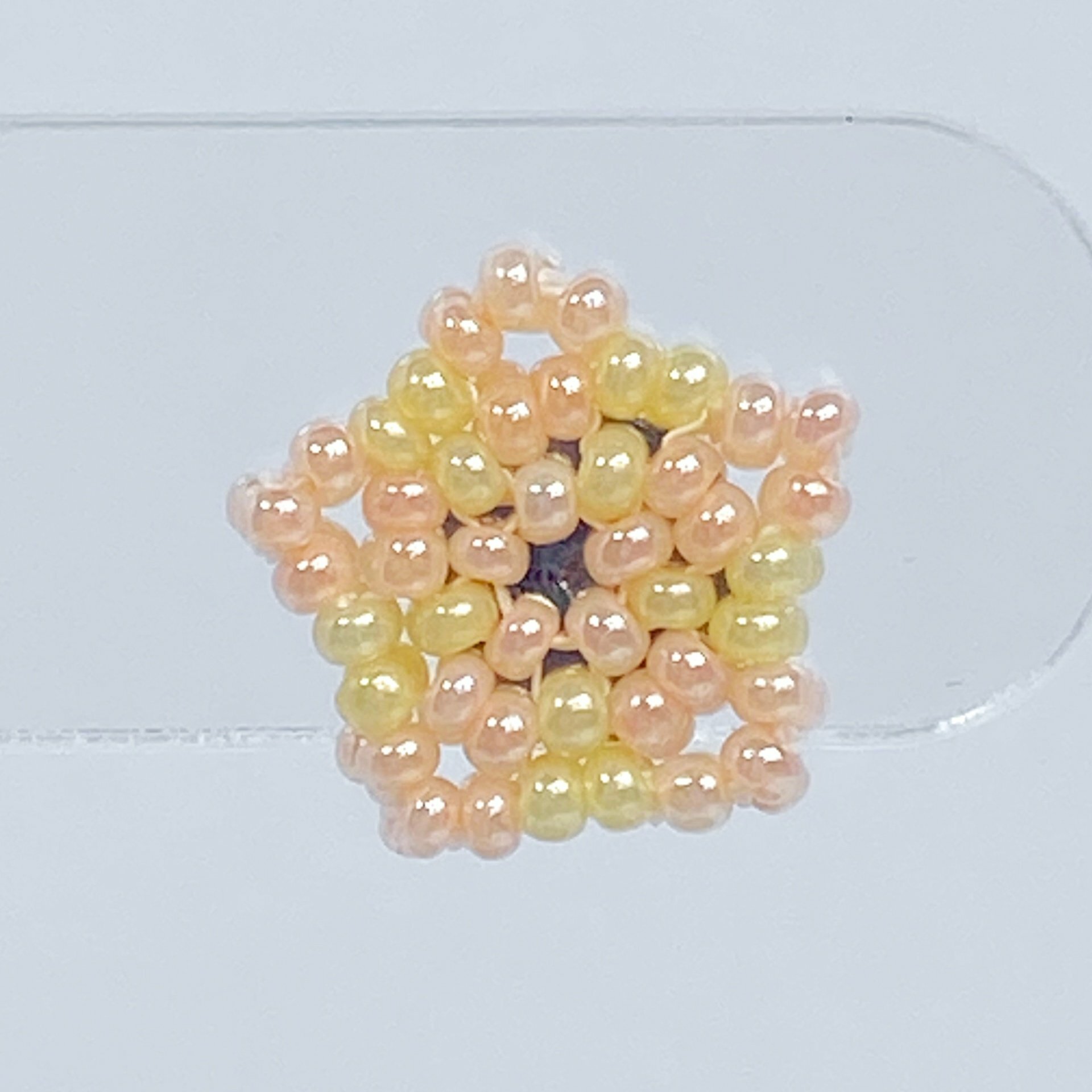 Mini Star Shape Beaded Post Earrings