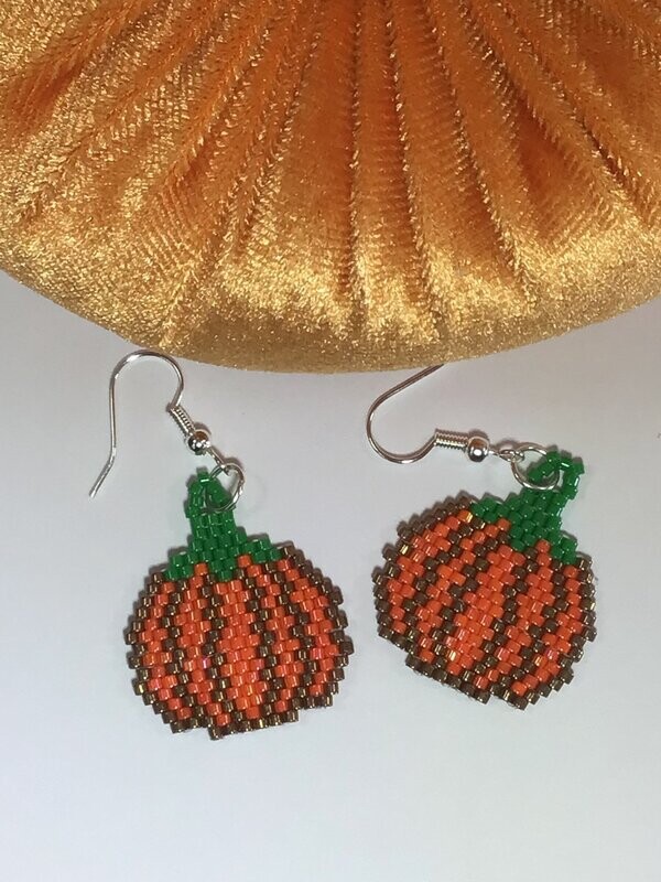 Pumpkin Earrings