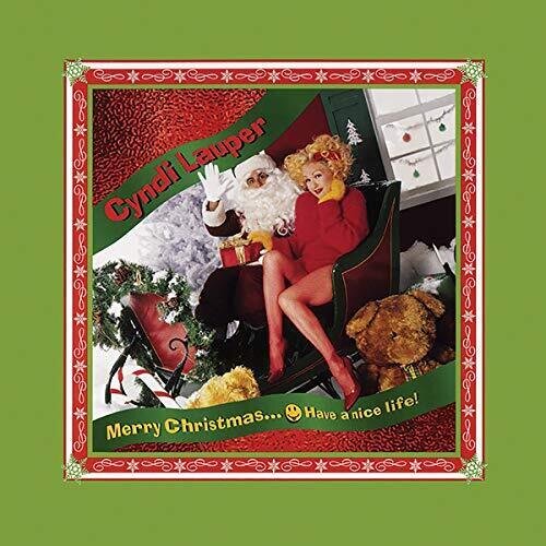 LAUPER,CYNDI / MERRY CHRISTMAS…HAVE A NICE LIFE! (CLEAR WITH RED & WHITE CANDY CANE SWIRL VINYL)