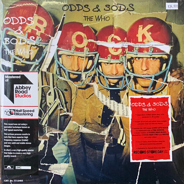 WHO / ODDS & SODS (2LP/1-RED/1-YELLOW VINYL) (RSD)