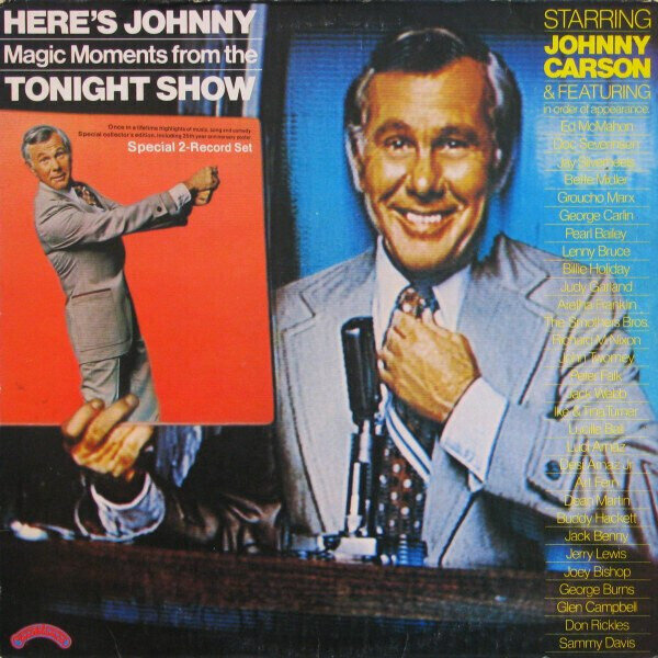 Johnny Carson ‎– Here's Johnny.... Magic Moments From The Tonight Show
