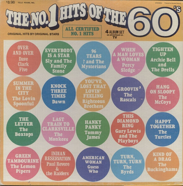 Various ‎– The No. 1 Hits Of The 60's