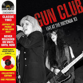GUN CLUB / LIVE AT THE HACIENDA '83 (DELUXE/SPLIT CRYSTAL CLEAR & BLACK VINYL) (RSD)