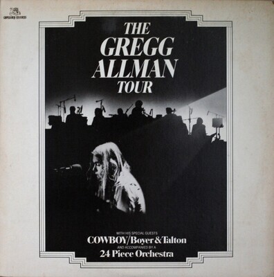 Gregg Allman With Cowboy (6) / Boyer* & Talton* – The Gregg Allman Tour