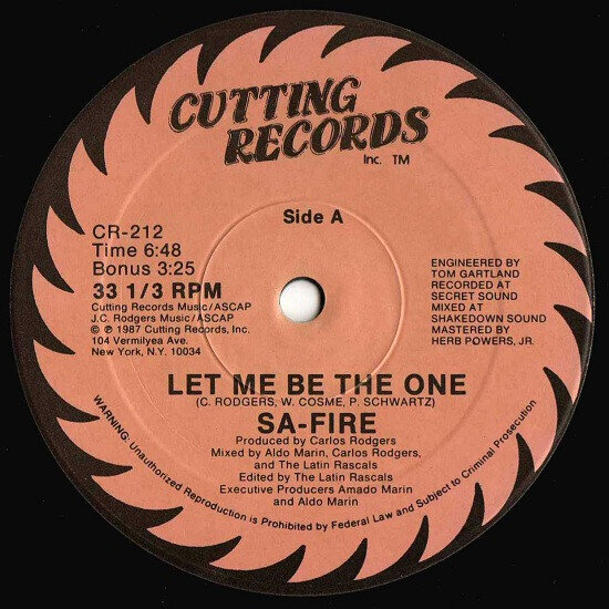 Sa-Fire* – Let Me Be The One