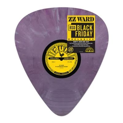 ZZ WARD / PUT THE GUN DOWN / CADILLAC MAN (LIMITED/GUITAR PICK SHAPE DIE CUT/ECOMIX VINYL) (RSD)