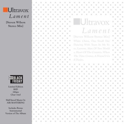 ULTRAVOX  / LAMENT (STEVEN WILSON STEREO MIX) (2LP) (RSD)