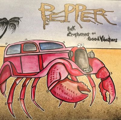 PEPPER / PINK CRUSTACEANS &amp; GOOD VIBRATIONS (HOT PINK VINYL)