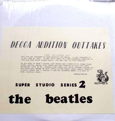 The Beatles ‎– Decca Audition Outtakes Super Studio Series 2