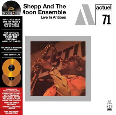 SHEPP,ARCHIE & THE FULL MOON ENSEMBLE / COMPLETE LIVE IN ANTIBES (2LP/DELUXE/ORANGE/BROWN VINYL) (RS SHEPP,ARCHIE & THE FULL MOON ENSEMBLE / COMPLETE LIVE IN ANTIBES (2LP/DELUXE/ORANGE/BROWN VINYL) (RS