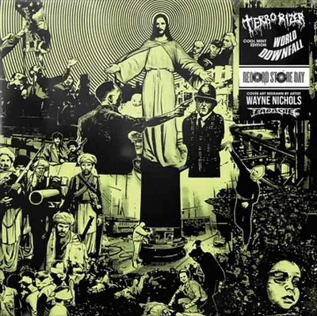 TERRORIZER / WORLD DOWNFALL (COOL MINT VINYL/REDRAWN ARTWORK BY WAYNE NICHOLS) (RSD)
