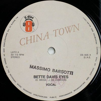 China Town ‎– Bette Davis Eyes
