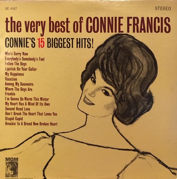 Connie Francis – The Very Best Of Connie Francis (Connie&#39;s 15 Biggest Hits)