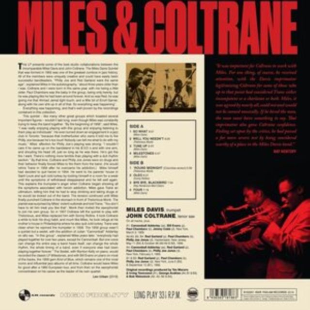 DAVIS,MILES &amp; JOHN COLTRANE / MILES &amp; COLTRANE (180G DMM REMASTER)