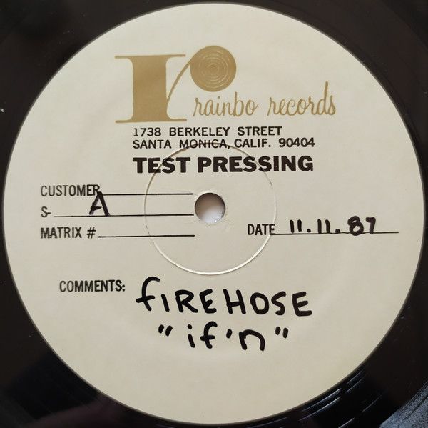 fIREHOSE ‎– If'n