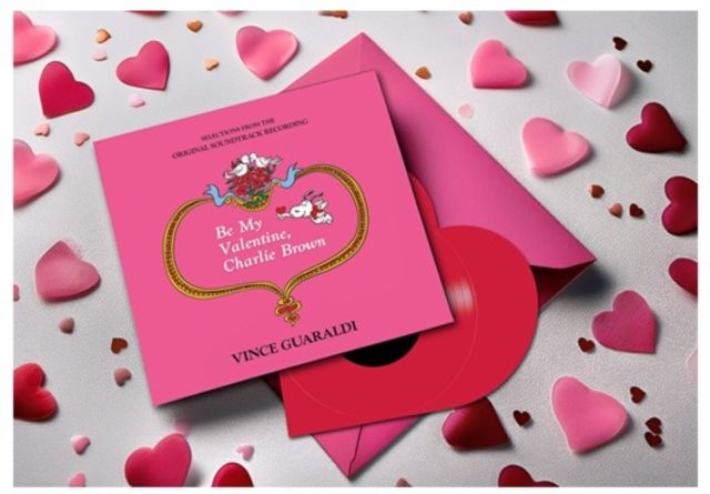 GUARALDI,VINCE / BE MY VALENTINE, CHARLIE BROWN OST (RED HEART SHAPED VINYL) (I)