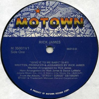 Rick James ‎– Give It To Me Baby