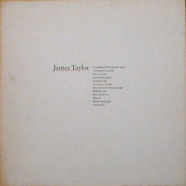 James Taylor  ‎– Greatest Hits