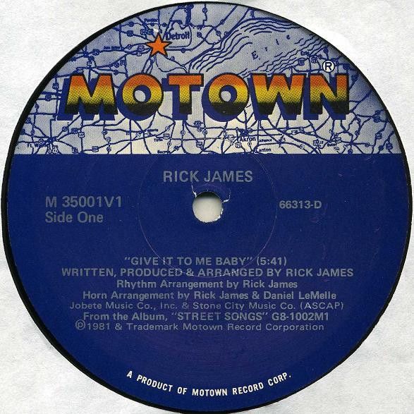 Rick James – Give It To Me Baby Rick James – Give It To Me Baby