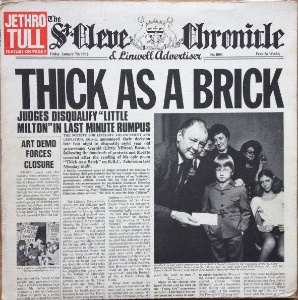 Jethro Tull – Thick As A Brick Jethro Tull – Thick As A Brick