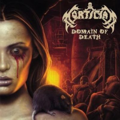 MORTICIAN / DOMAIN OF DEATH (ORANGE KRUSH VINYL)