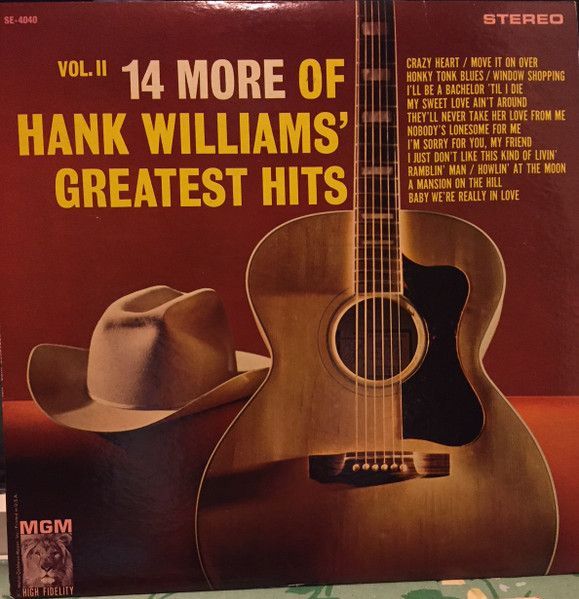 Hank Williams – 14 More Of Hank Williams' Greatest Hits Vol. II