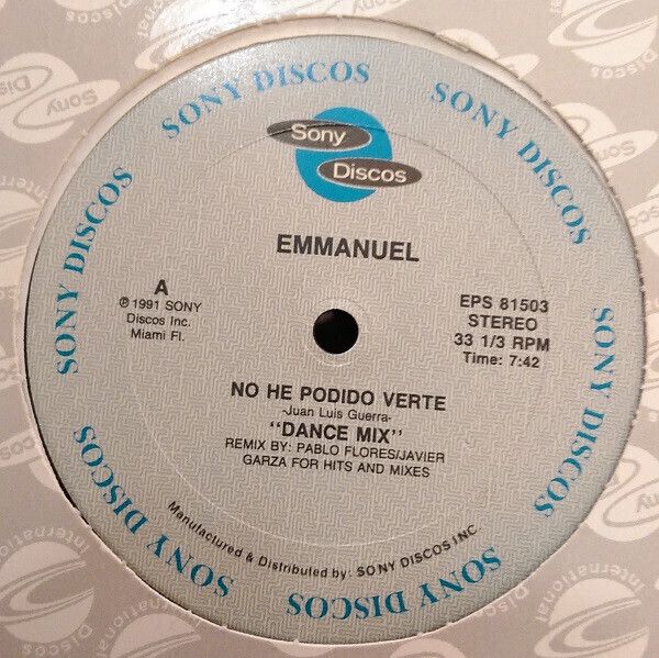 Emmanuel ‎– No He Podido Verte