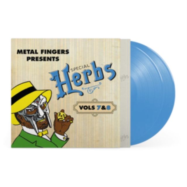MF DOOM / METAL FINGERS PRESENTS: SPECIAL HERBS VOL. 7 & 8 (2LP/SLY BLUE VINYL) MF DOOM / METAL FINGERS PRESENTS: SPECIAL HERBS VOL. 7 & 8 (2LP/SLY BLUE VINYL)