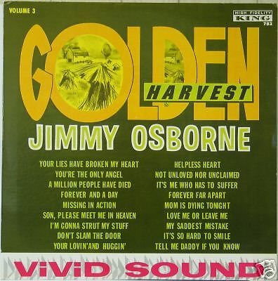 Jimmy Osborne ‎– Golden Harvest, Volume 3