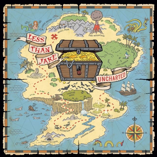 LESS THAN JAKE / UNCHARTED (SAPPHIRE MARBLE VINYL)