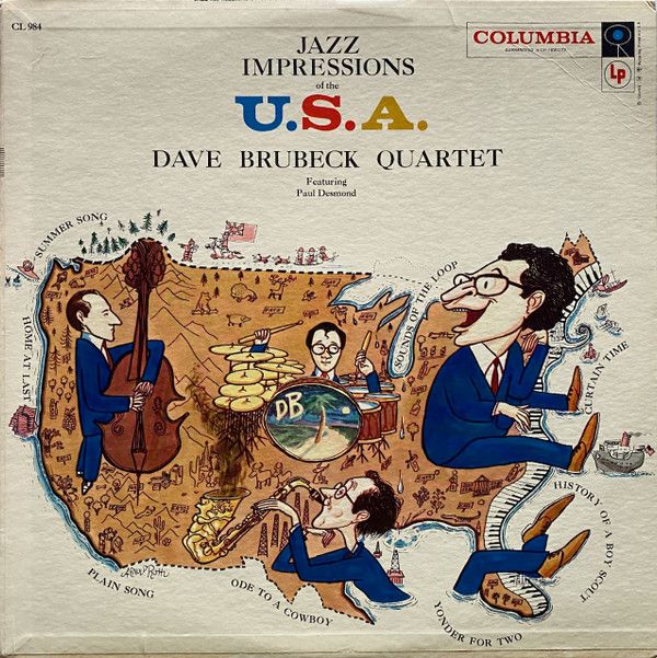 The Dave Brubeck Quartet ‎– Jazz Impressions Of The U.S.A.