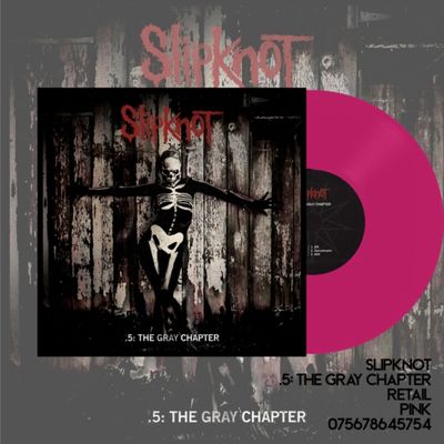 SLIPKNOT / .5: THE GRAY CHAPTER (X) (PINK VINYL/2LP) SLIPKNOT / .5: THE GRAY CHAPTER (X) (PINK VINYL/2LP)