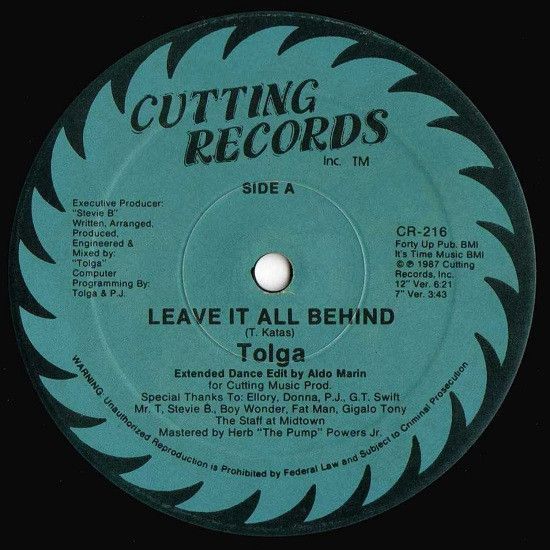 Tolga – Leave It All Behind Tolga – Leave It All Behind