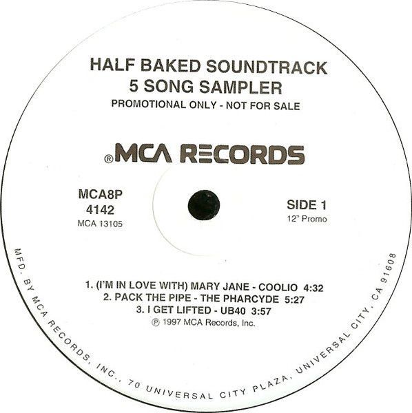 Various – Half Baked Soundtrack 5 Song Sampler Various – Half Baked Soundtrack 5 Song Sampler