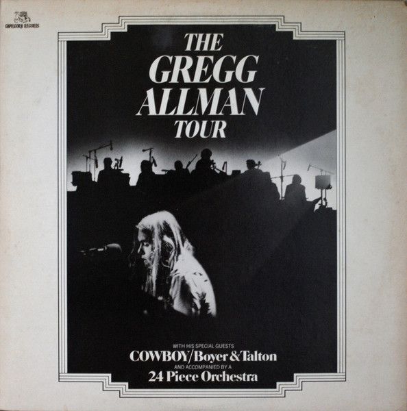 Gregg Allman With Cowboy / Boyer &amp; Talton – The Gregg Allman Tour